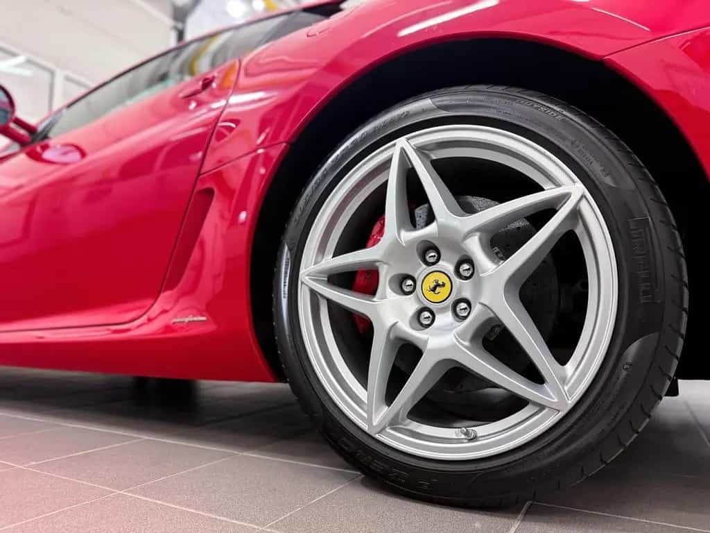 Ferrari 599 GTB F1 Carbon Rosso Corsa Racing Seats V12 07/2007-photo-9