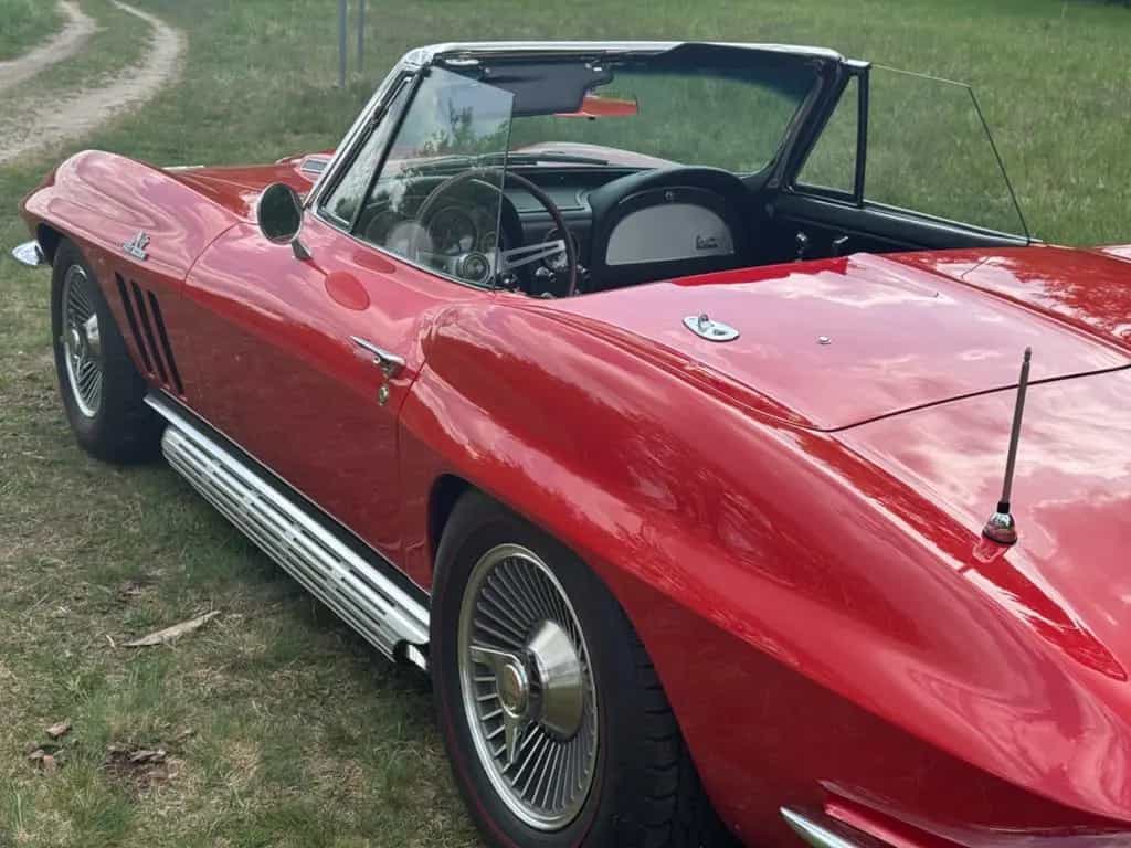 Corvette C2 matching #'s 427cui + Sidepipes Ledersitze 07/1966-photo-1