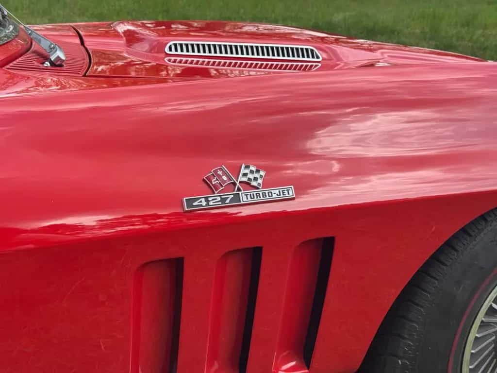 Corvette C2 matching #'s 427cui + Sidepipes Ledersitze 07/1966-photo-3