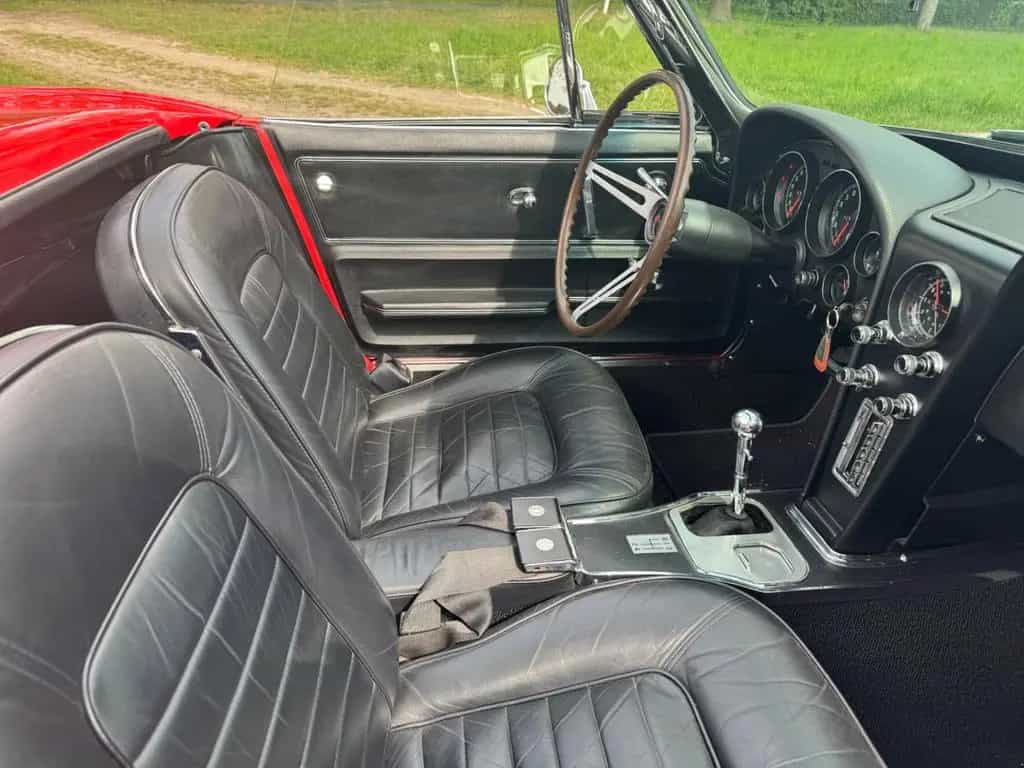 Corvette C2 matching #'s 427cui + Sidepipes Ledersitze 07/1966-photo-6