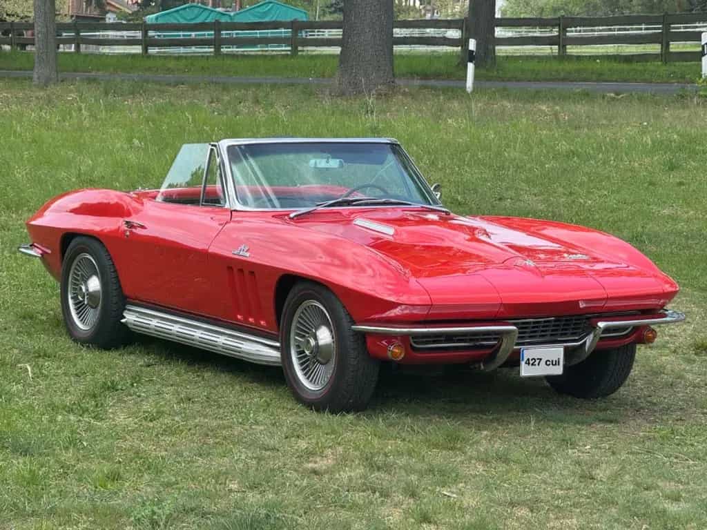 Corvette C2 matching #'s 427cui + Sidepipes Ledersitze 07/1966-photo-8