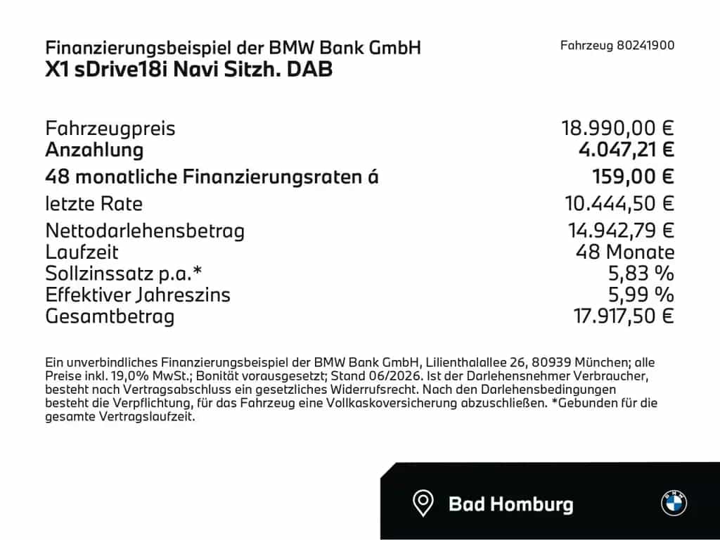 BMW X1 sDrive18i Navi Sitzh. DAB Bluetooth Klima 05/2022-photo-1