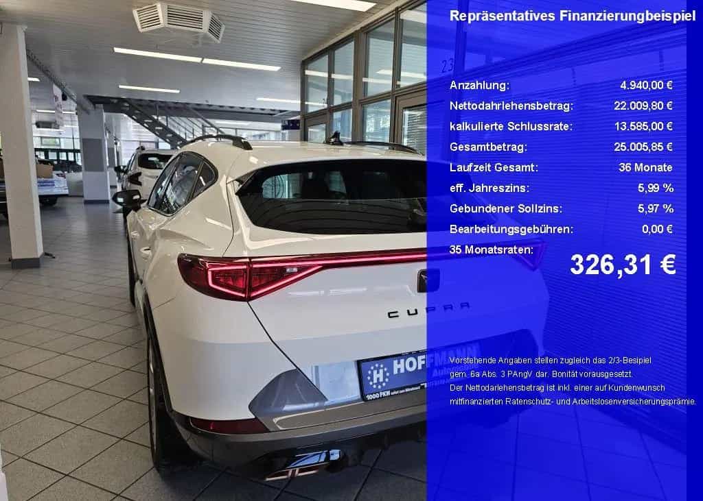 Cupra Formentor Mirror-link,Klimaautomatik,PDC,LED 01/2024-photo-4