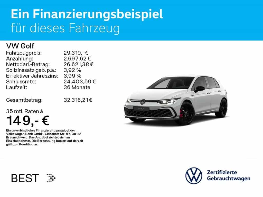 Volkswagen Golf VIII 2.0 TSI DSG GTI*BLACK-STYLE*IQ.LIGHT*K 02/2024-photo-1