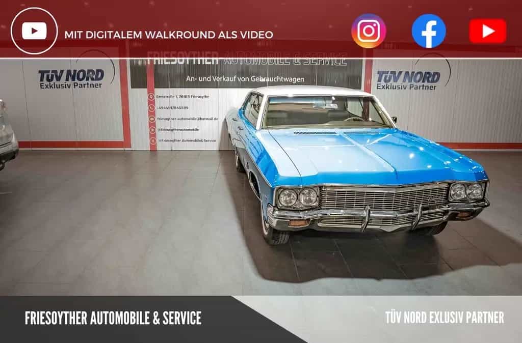 Chevrolet Impala V8 350 Automatik H-Kennzeichen - top Zust 01/1970-photo-0