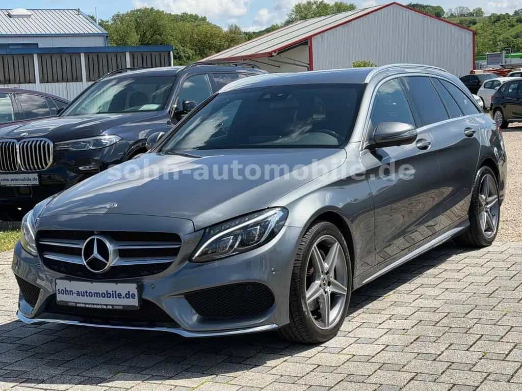 Mercedes-Benz C 180 CGI T AMG-Line 9G Aut./Leder/Navi/LED/360° 07/2017-photo-2