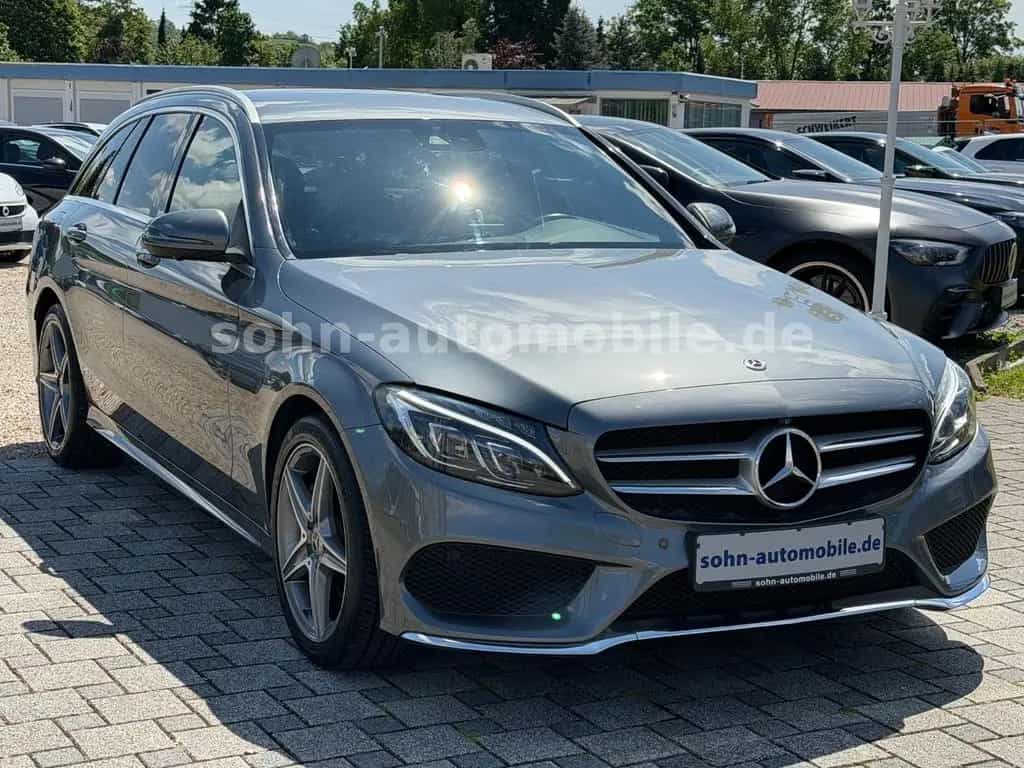 Mercedes-Benz C 180 CGI T AMG-Line 9G Aut./Leder/Navi/LED/360° 07/2017-photo-4