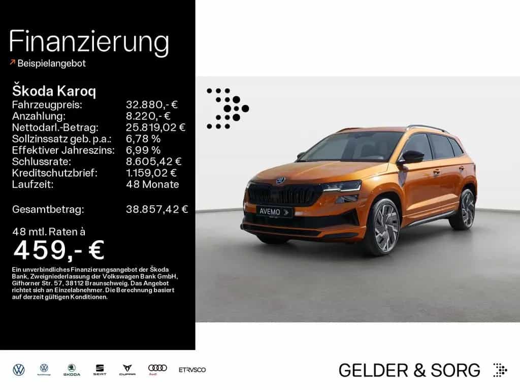 Skoda Karoq Sportline 2,0 TSI ACC|RFK|Matrix|Virtual 12/2022-photo-0