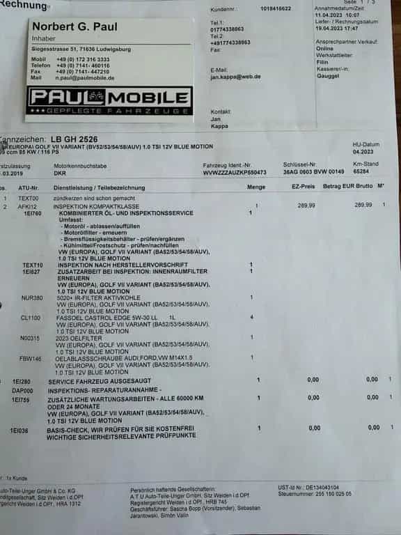 Volkswagen Golf Trendline Bluetooth Sitzheizung PDC v+h 03/2019-photo-27