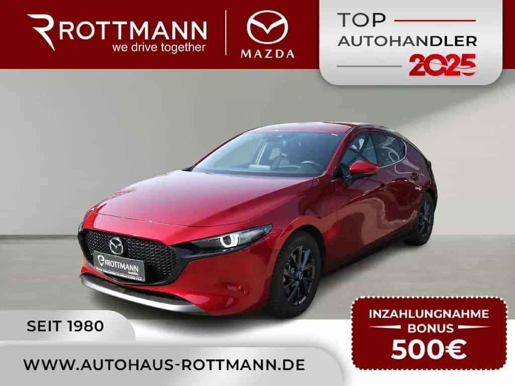 Mazda 3 Selection DESIGN-P/PREMIUM-P/360°/BOSE/AHK/WKR 03/2022-photo-0