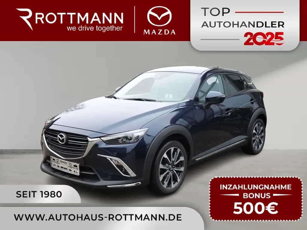 Mazda CX-3 SPORTS /r.Kamera/NAV/HeadUp/KeyLess/T-Leder 05/2019-photo-0