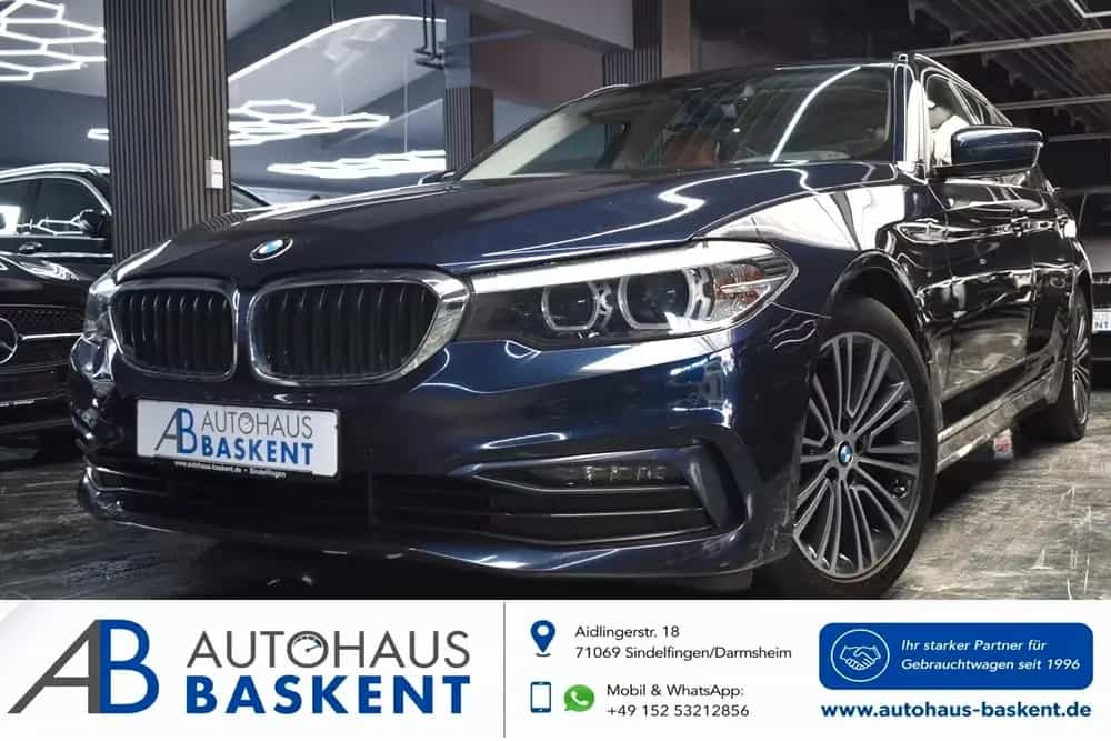 BMW 520 d Touring SPORT LINE*PANO*AHK*H&K*LEDER* 07/2020-photo-0