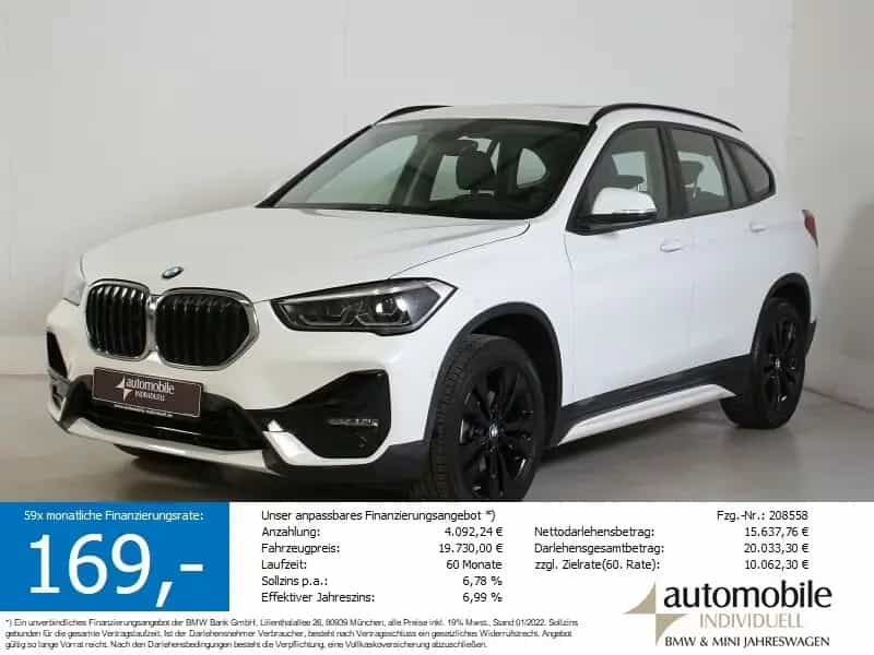 BMW X1 sDrive18i Sport Line AHK Panorama LED Navi 04/2021-photo-0