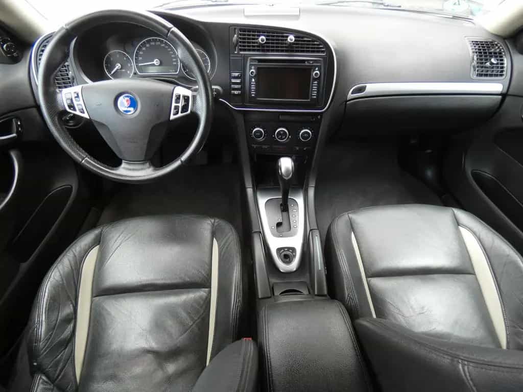 Saab 9-3 1.9TTiD Combi Automatik Navi Leder Schwarz M 01/2008-photo-9