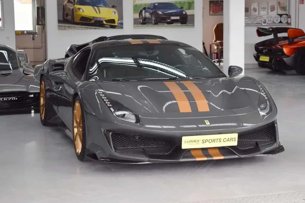 Ferrari 488 Pista Pista Lifting Kamera Telemetrie 04/2019-photo-24