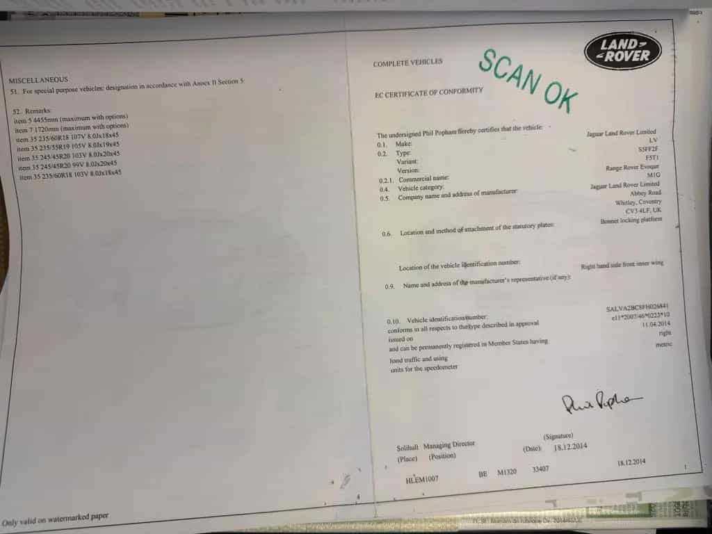 Land Rover Range Rover Rover Evoque Dynamic 01/2015-photo-30