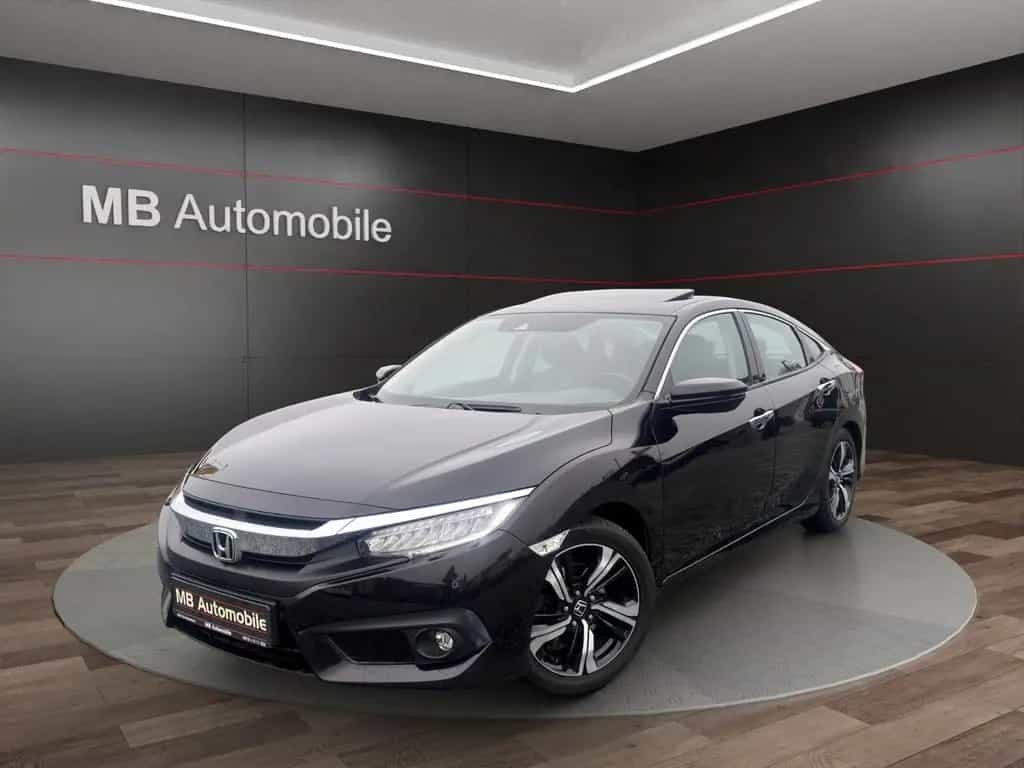 Honda Civic Lim. 4-trg. 1.5 Exec. GSD/Navi/Leder/LED 11/2017-photo-0