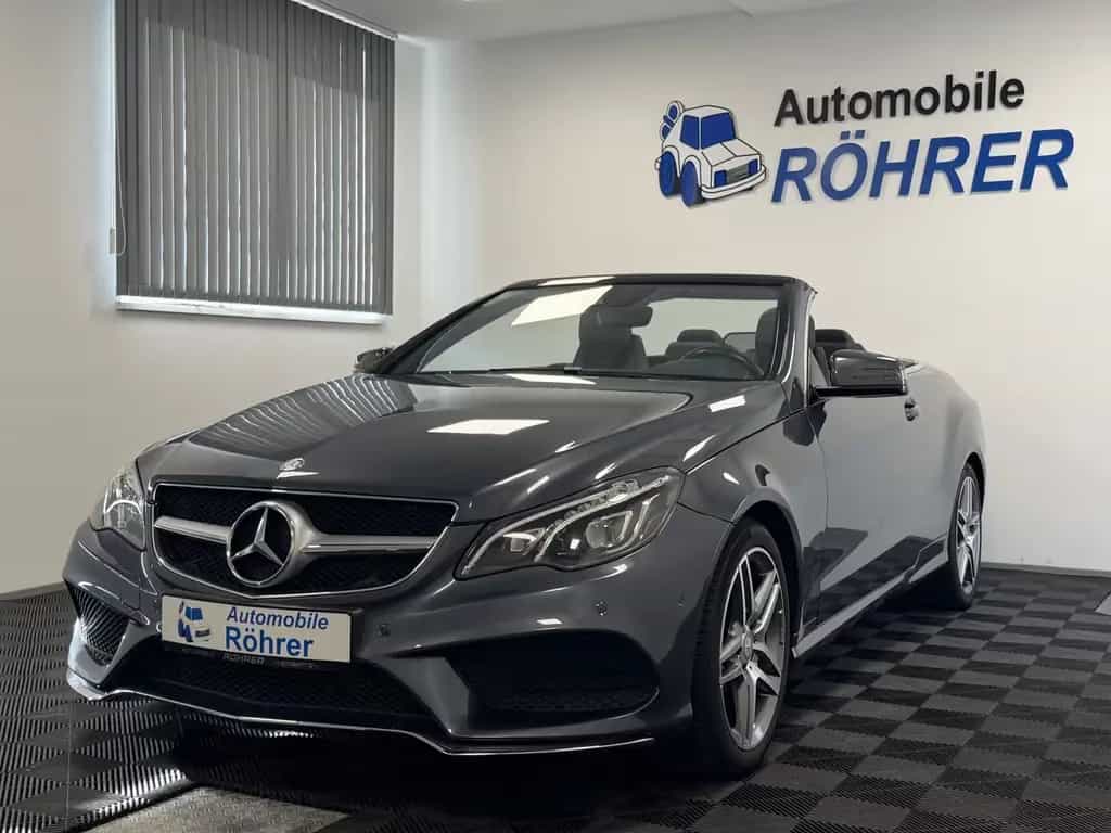 Mercedes-Benz E-Class CGI Cabrio Aut. AMG Line ILS-LED Airscarf 07/2015-photo-0