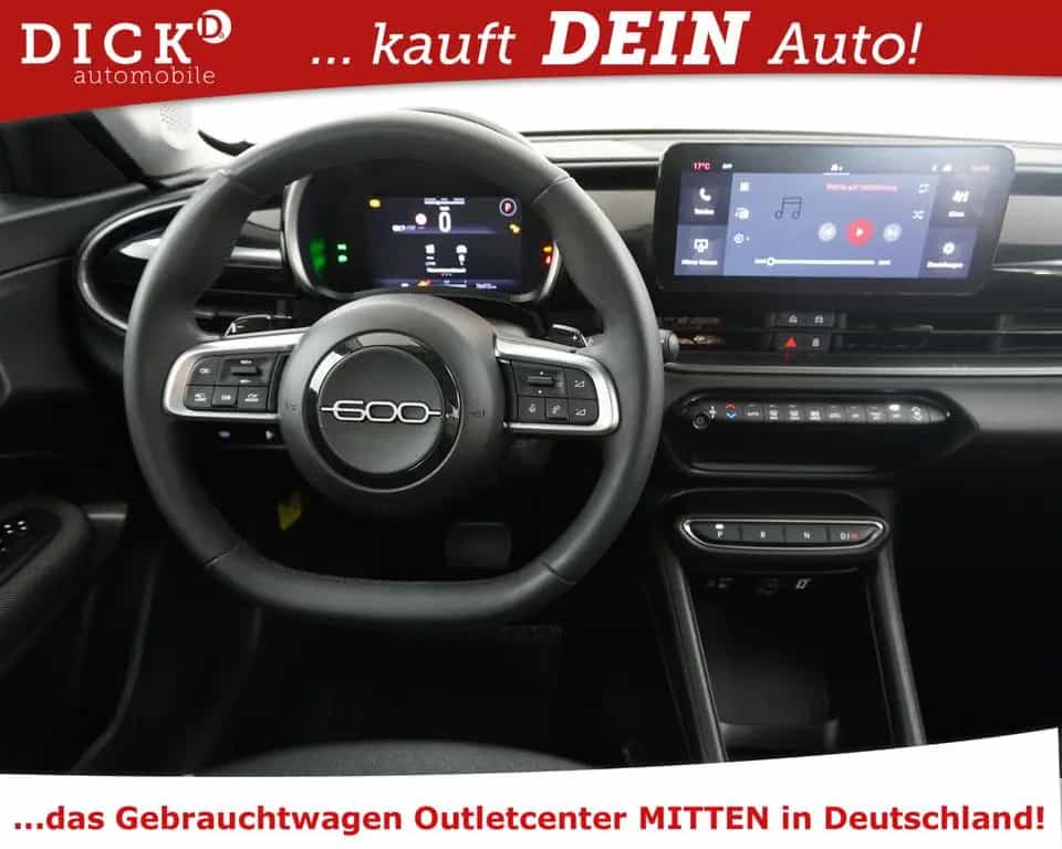 Fiat 600 1.2 DCT Style VIRTU+KAM+NAVI+LED+SHZ+KEY+TEM 10/2024-photo-14