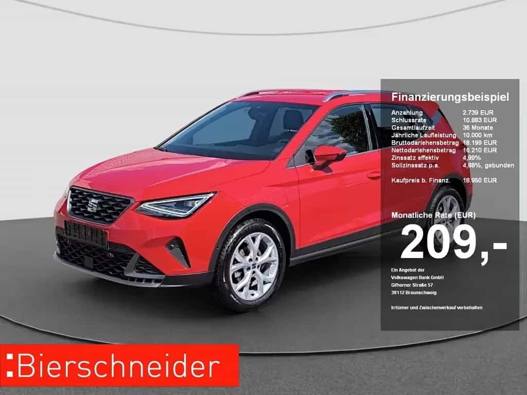 Seat Arona 1.0 TSI FR VOLL-LED NAVI KAMERA PARKLENK A 11/2023-photo-0