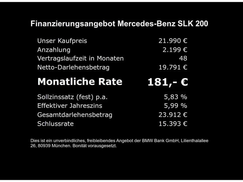 Mercedes-Benz SLK 200 Roadster 7G-TRONIC Automatik *Garantie* 06/2011-photo-7