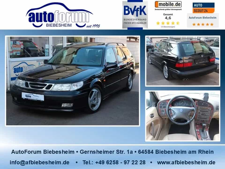 Saab 9-5 3.0t V6 SE Kombi Aut Leder*Schiebedach 01/2000-photo-0