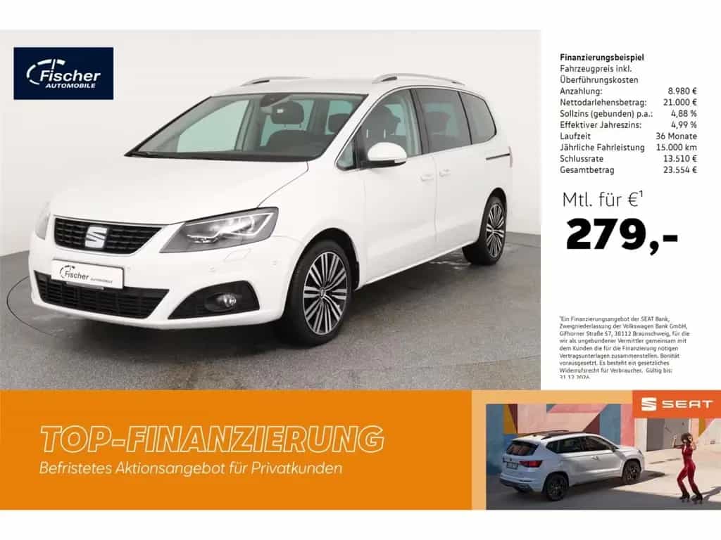 Seat Alhambra 1.4 TSI DSG XCELLENCE AHK/Memory/Xenon 02/2022-photo-0