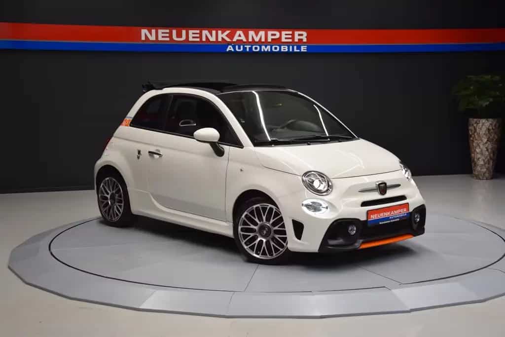 Abarth 595C LED PDC CarPlay Android Auto PDC Faltdach 10/2020-photo-0