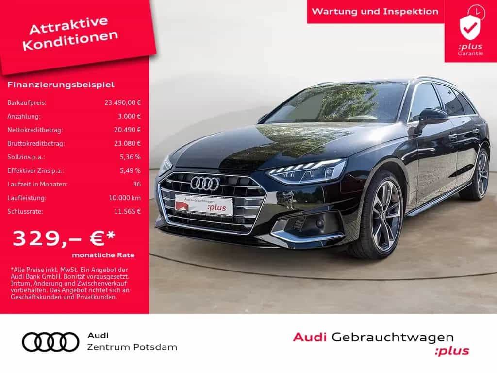 Audi A4 Avant advanced 35 TDI LED PANO VIRTUAL NAVI 04/2020-photo-0