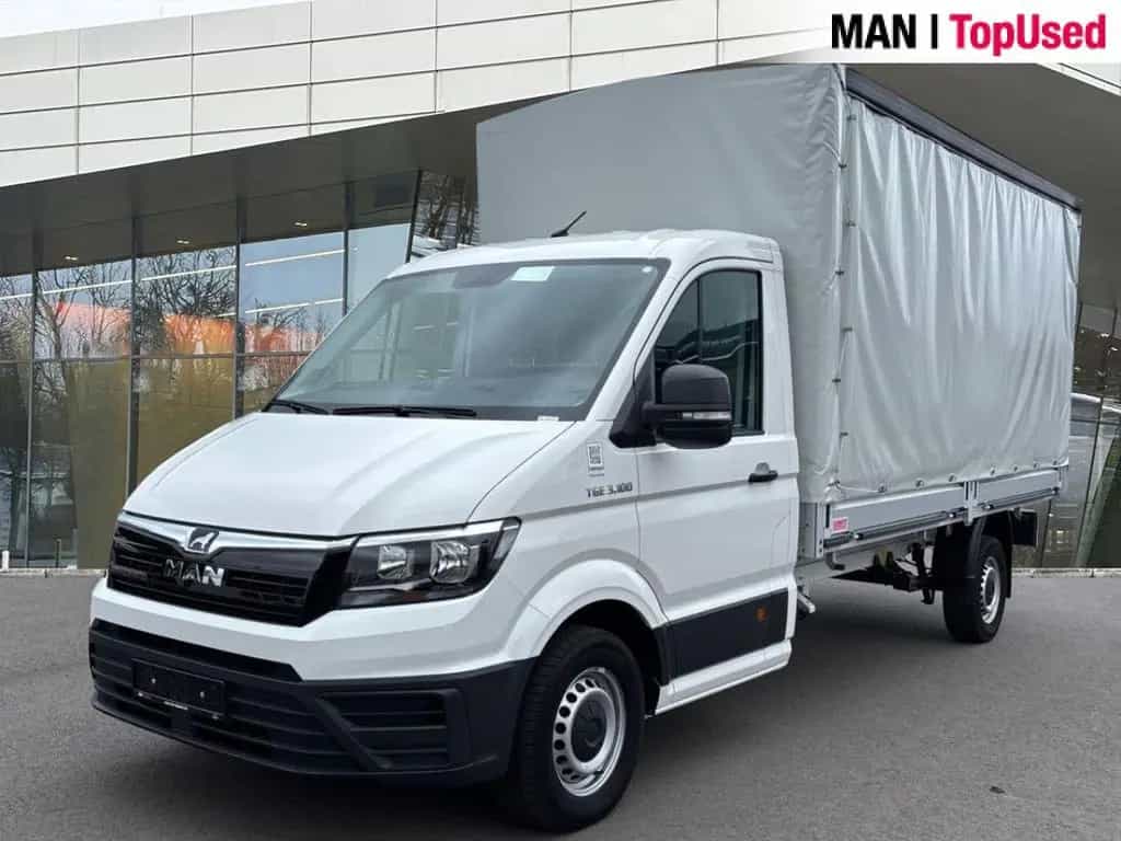 MAN TGE 3.100 4X2F SB Pritsche Plane Standhzg 12/2021-photo-0