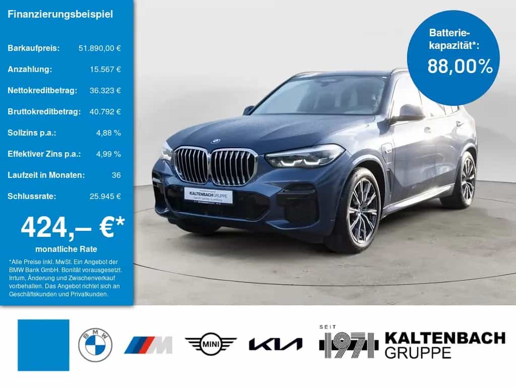 BMW X5 xDrive 45e M-Sport PANO AHK HUD LED ACC NAVI 03/2022-photo-0