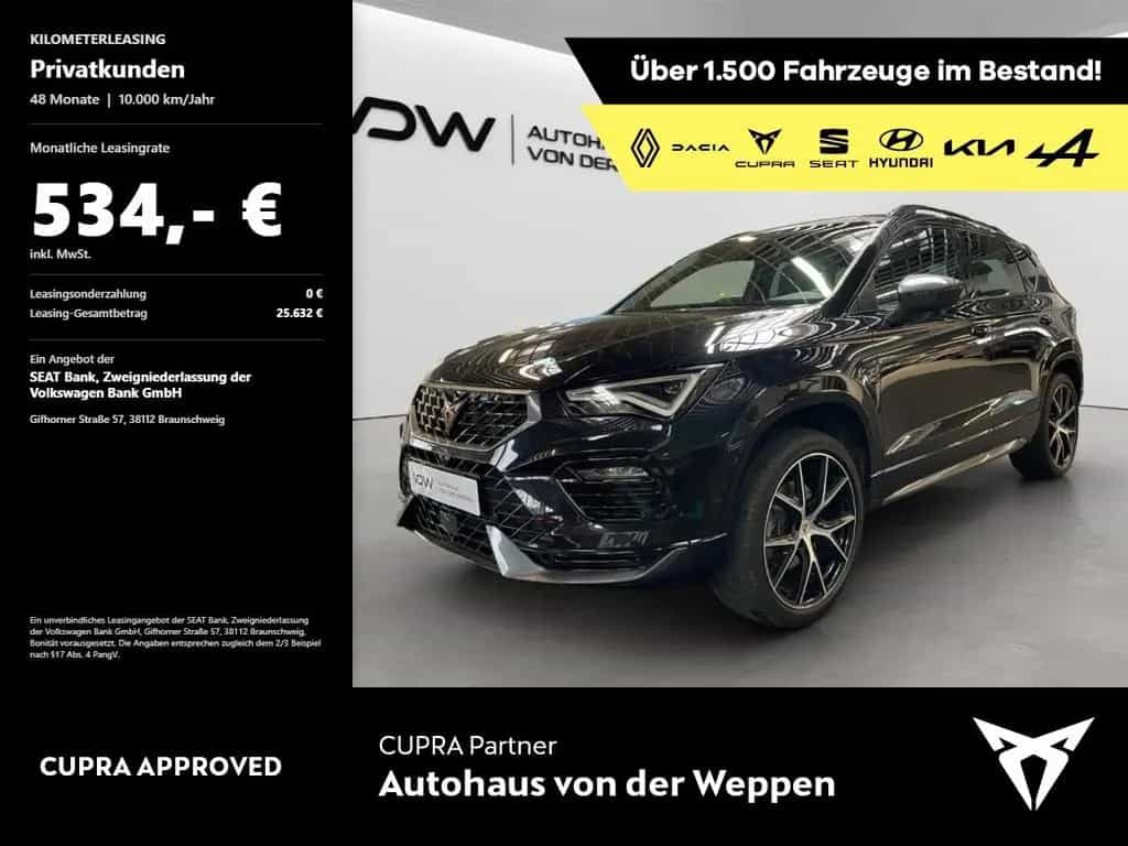 Cupra Ateca 2.0 TSI 4Drive SHZ, el. Heckkl, Travel Ass 02/2024-photo-0