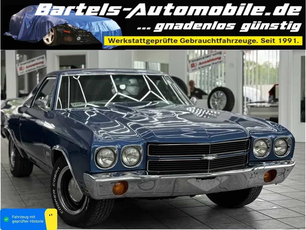 Chevrolet El Camino 350 cui V8, Edelbrock, H-Zulassung 07/1970-photo-0