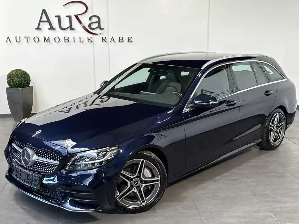 Mercedes-Benz C 300 T AMG-Line NAV+LED+AHK+BURMESTER+DISTRONIC 02/2021-photo-0