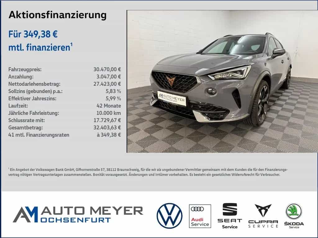 Cupra Formentor VZ Kamera Navi Pano ACC VZ 03/2022-photo-0