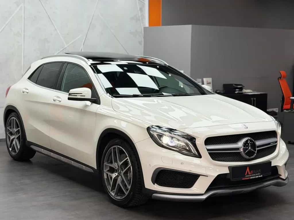 Mercedes-Benz GLA 45 AMG 4Matic |PANO|KAM|BI-XEN|MEM|WHITE|LM 01/2016-photo-2