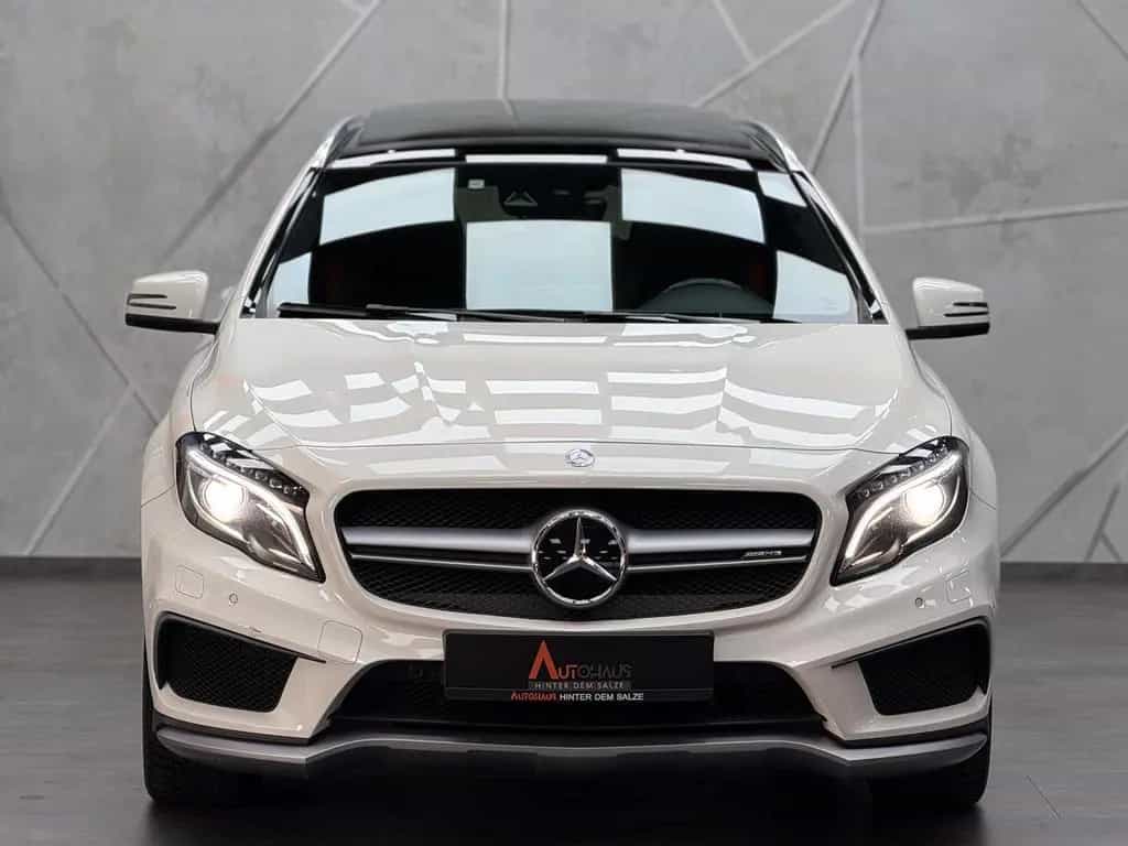 Mercedes-Benz GLA 45 AMG 4Matic |PANO|KAM|BI-XEN|MEM|WHITE|LM 01/2016-photo-3