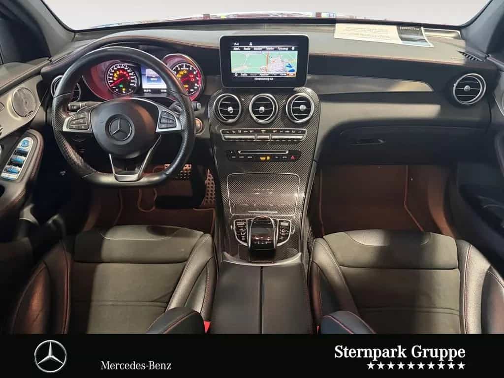 Mercedes-Benz GLC 43 AMG GLC 43 4M Coupé SDach+Distro+360°+Burmester+20"+ 06/2017-photo-9