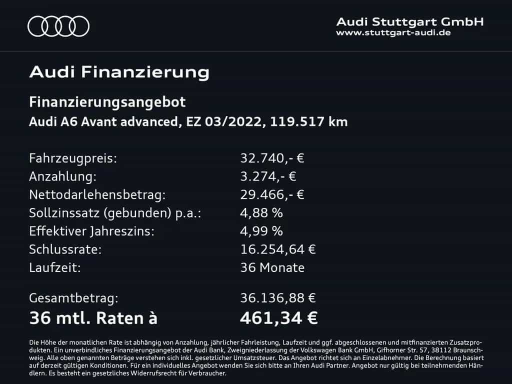 Audi A6 Avant advanced 50 TDI quattro Head Up Pano 03/2022-photo-1