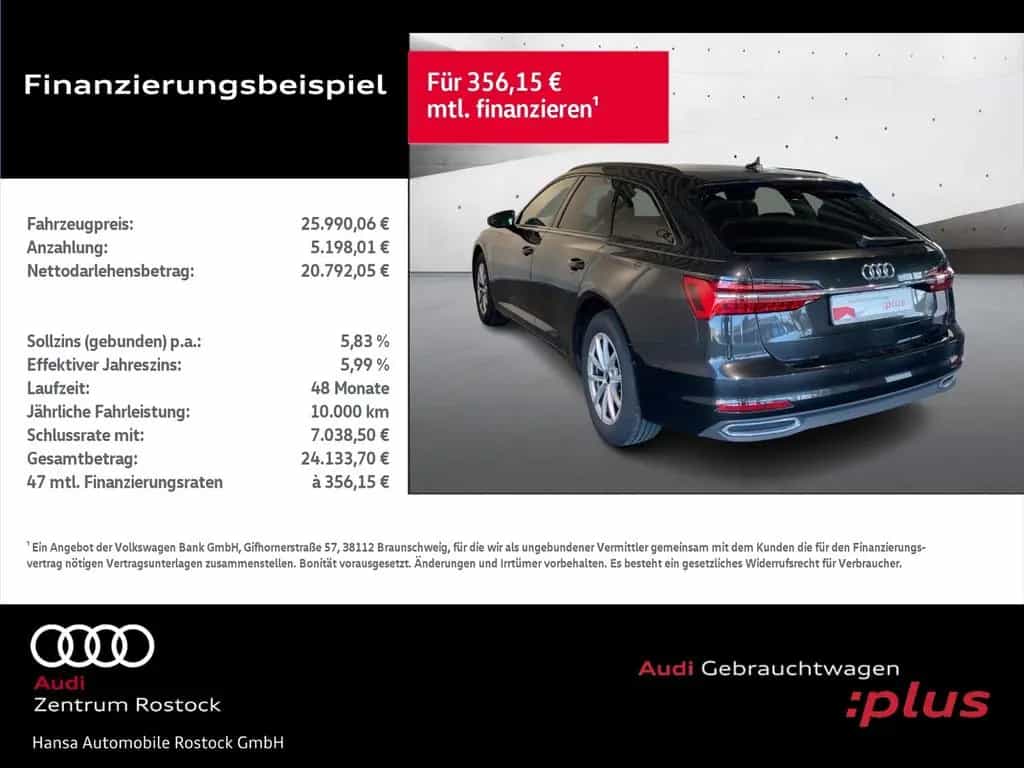 Audi A6 Avant 40 TDI S tronic+Navi+Matrix+Carplay+Vir 07/2021-photo-2