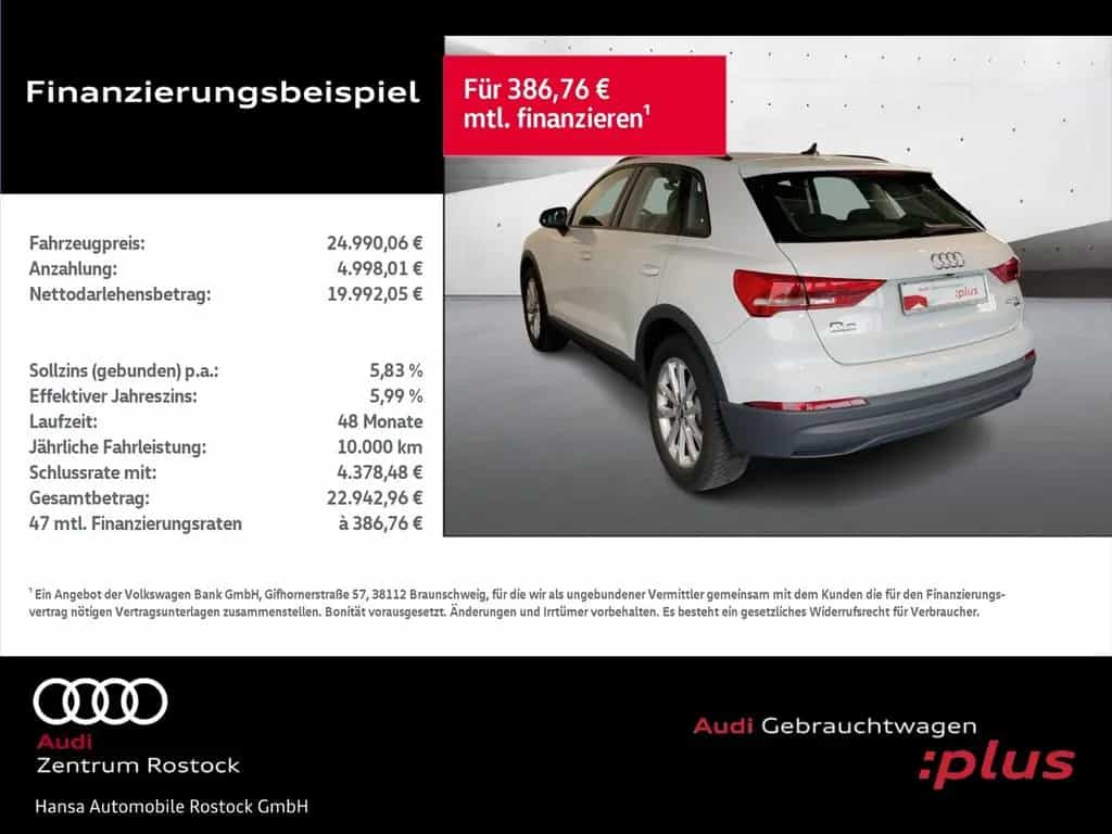 Audi Q3 40 TFSI Quattro S tronic+Led+Kamera+Aps Plus+ 05/2019-photo-2
