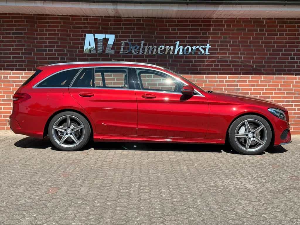 Mercedes-Benz C 200 CGI T-M. AMG Line BURMESTER*Pano*Leder 07/2016-photo-5