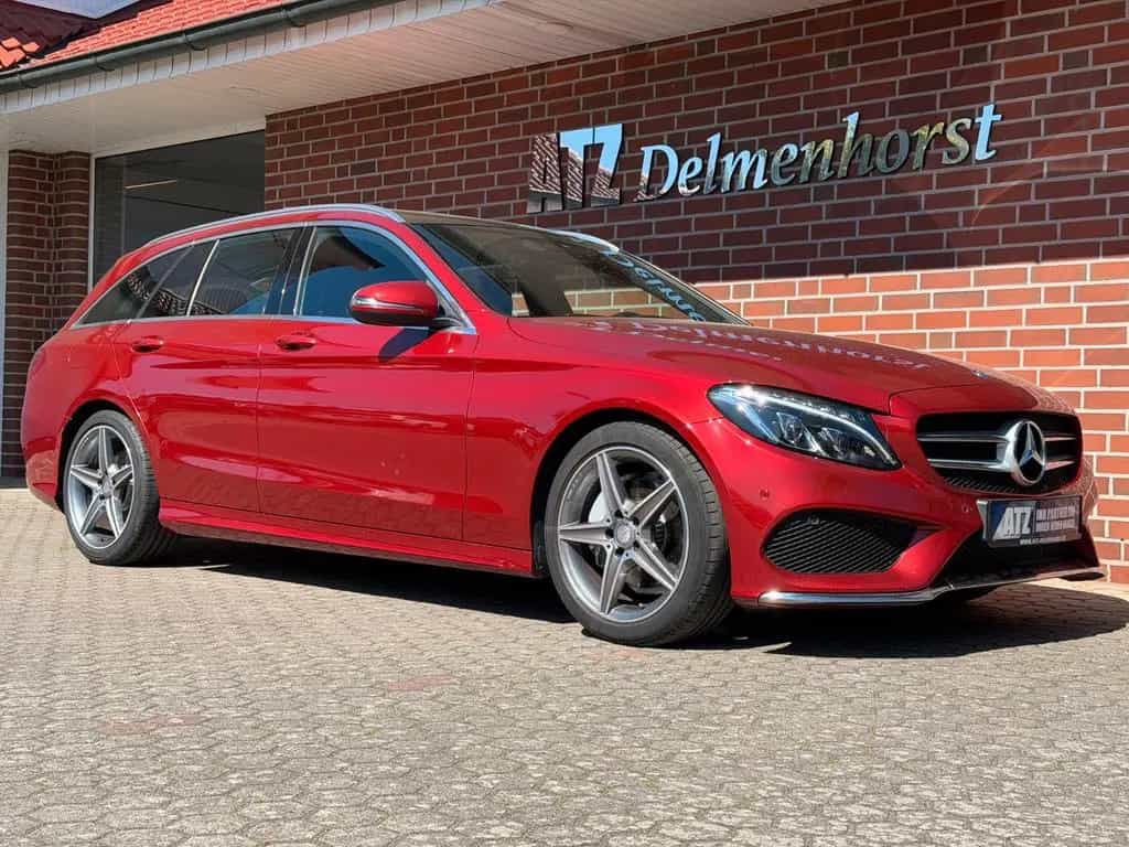 Mercedes-Benz C 200 CGI T-M. AMG Line BURMESTER*Pano*Leder 07/2016-photo-6
