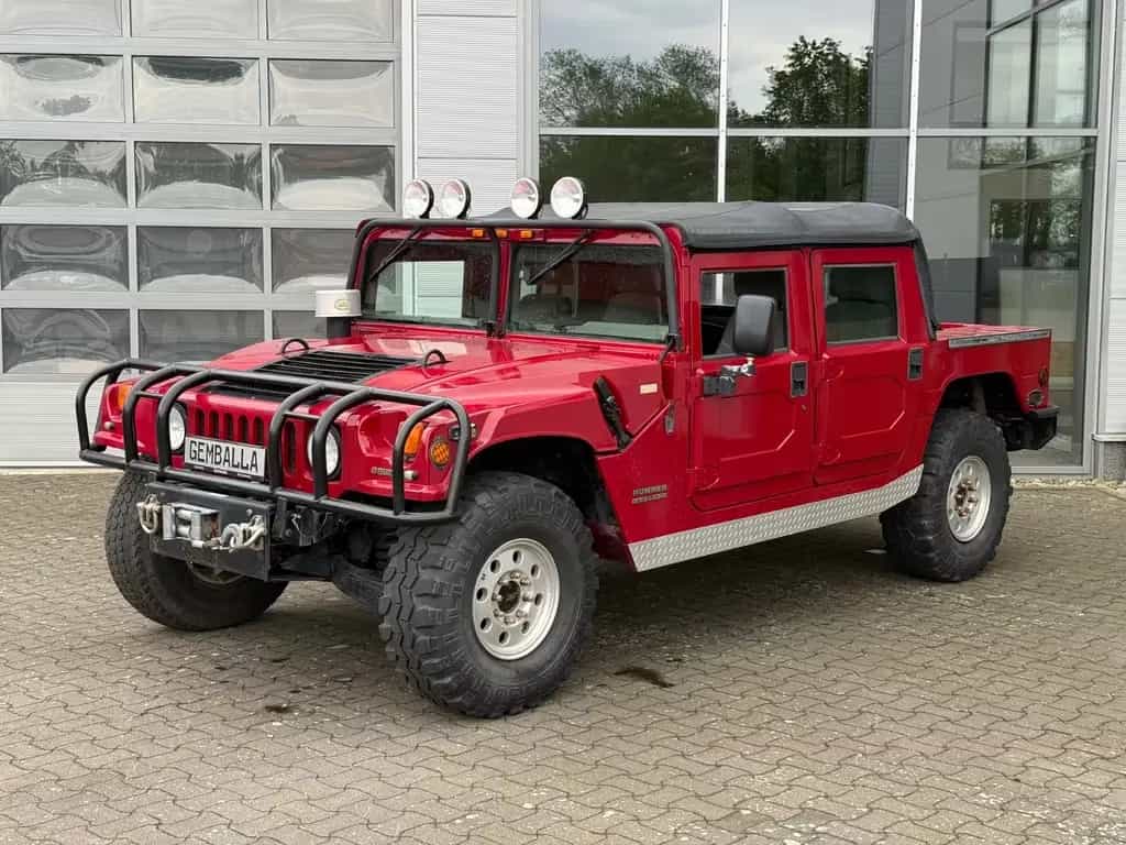 Hummer H1 ALPHA OPEN TOP, DEUTSCH, KLIMA, AHK, HU NEU 09/2000-photo-0