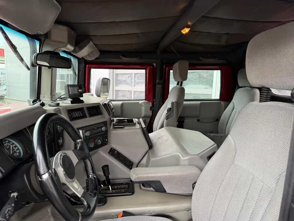 Hummer H1 ALPHA OPEN TOP, DEUTSCH, KLIMA, AHK, HU NEU 09/2000-photo-9