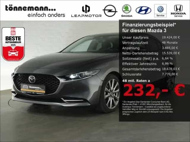 Mazda 3 LIM SELECTION+MATRIX LED+NAVI+RÜCKFAHRKAMERA+S 03/2022-photo-0