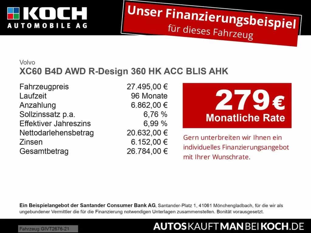 Volvo XC60 B4D AWD R-Design 360 HK ACC BLIS AHK 07/2019-photo-1