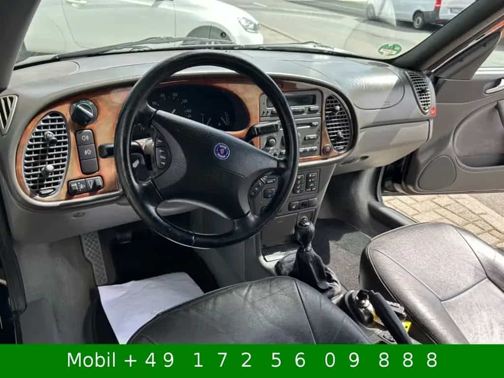 Saab 9-3 2.0t Ecopower SE Cabriolet Leder Klimaa 07/1999-photo-13