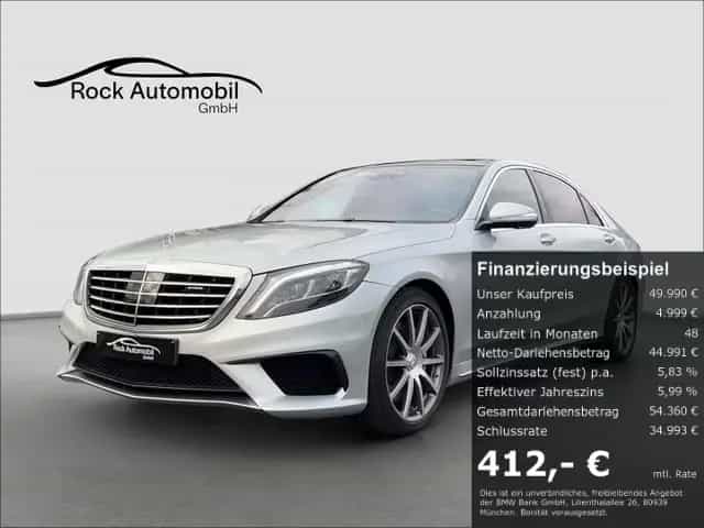 Mercedes-Benz S-Class 4Matic L Designo Burmester Chauffeur 04/2016-photo-0