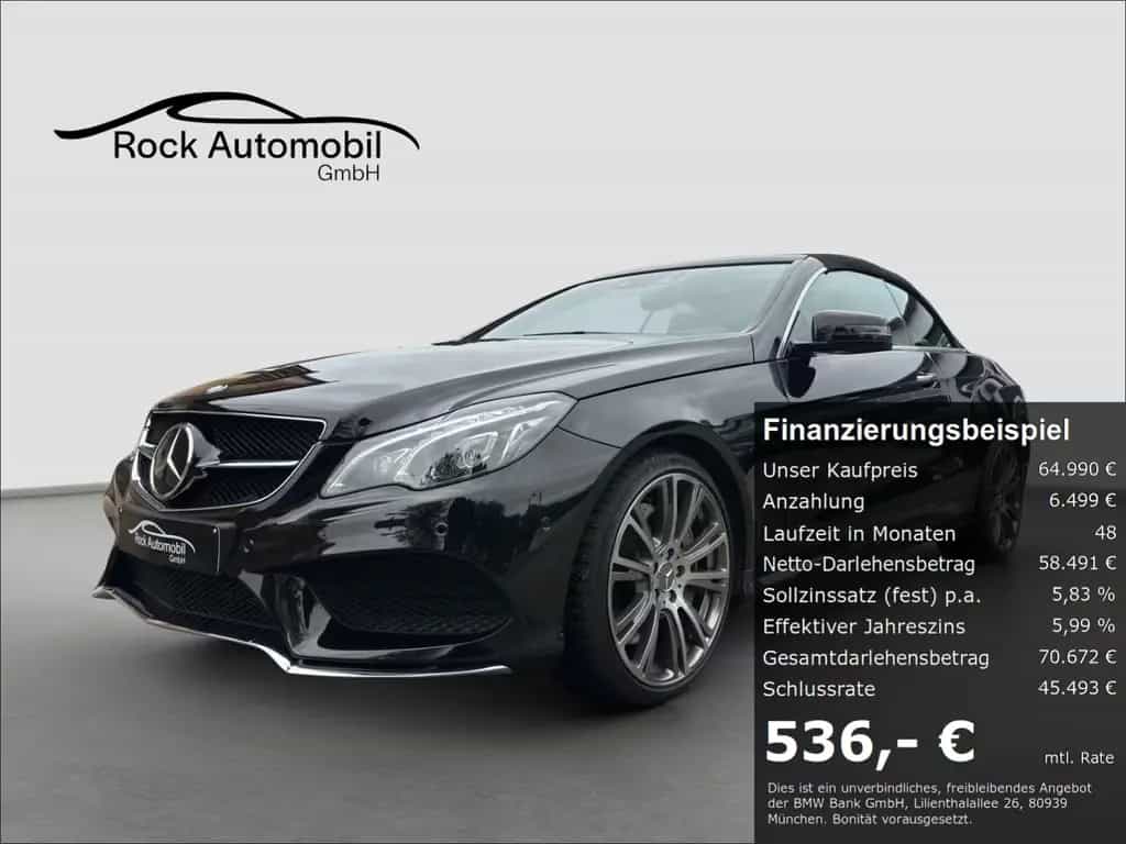 Mercedes-Benz E 500 Cabrio AMG Brabus Mercedes Scheckheft 05/2015-photo-0